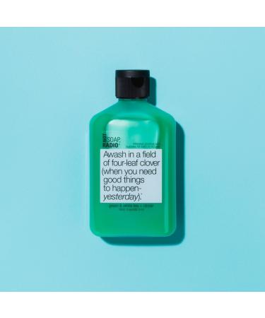Not Soap Radio Awash in a Field of Four Leaf Clover - 12.17 oz Bath/Shower Gel for Good Luck | International Shipping Available - Buy Online on GoSupps.com
