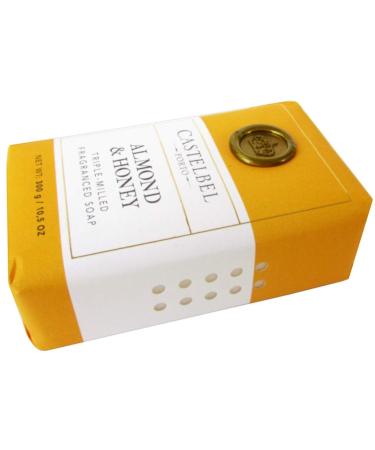Castelbel Porto Almond & Honey Soap Bar - Triple-Milled 10.5 oz | Premium Portuguese Fragrance for Luxurious Skin Care - Buy Online on GoSupps.com