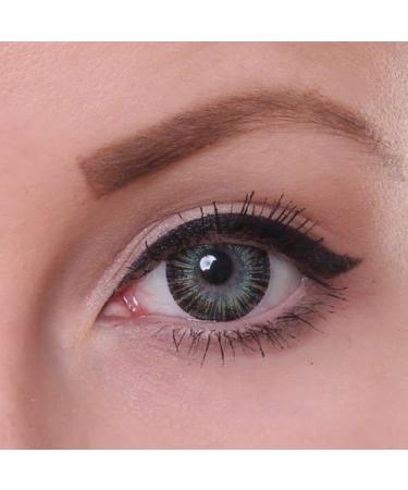 Buy Matlens EOS Brown Colored Contact Lenses - Big Eyes Effect | Includes Case & 50ml Care Product - No Prescription Needed - Buy Online on GoSupps.com