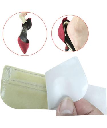 Mobestech 4 Pairs Beige Heel Cushion Pads - Anti-Wear Shoe Stickers for Men & Women - Comfort & Support - Buy Online on GoSupps.com