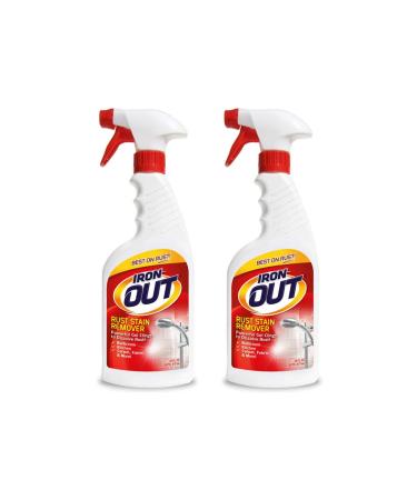 Iron Out Rust Stain Remover Spray Gel, 16 Fl. Oz. Bottle 2 Pack, n/a 16 Fl Oz (Pack of 2)