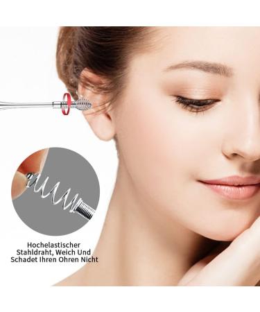 9-Piece Stainless Steel Ear Wax Removal Tool Set Reusable Ear Cleaners with Aluminum Storage Box for Kids & Adults - Buy Online on GoSupps.com