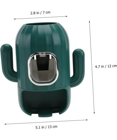 Alipis Automatic Toothpaste Dispenser & Toothbrush Holder - Wall-Mounted Toothpaste Press for Easy Squeezing - Ideal for Home & Travel - Buy Online on GoSupps.com