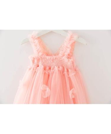 PythJooh Baby Girl Tulle Dress with Butterfly Wings, Pink Princess Sundress for Toddlers 12-18 Months - Buy Online on GoSupps.com