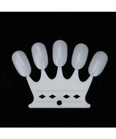 Nail Color Card 4 Colors Manicure Polish Gel Display Tool - 50pcs Nail Art Practice Tips, Natural Color - Buy Online on GoSupps.com