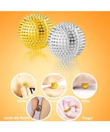 Buy Hedgehog Ball Massage & Acupressure Rings Set for Stress Relief - International Shipping Available - Buy Online on GoSupps.com