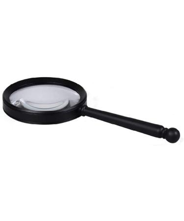 Magnifying Glasses for Hobbies Reading Magnifier Authentic Metal Hand-held Magnifying Glass Reading Professional Optical White Glass HD Extended Mirror 3 Style Vision