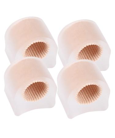 Unomor 2 Pairs Toe Splitter Men Tools Thumb Protector Silicone Toe Sleeves Bunion Guard Shield Toe Dividers Bunion Covers Sebs Nylon Reusable Toe Spacers Spacers Male Man As Shown 2.7x2.2cm