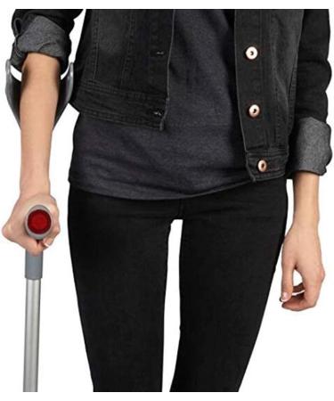 2 Pcs Walking Stick with Adjustable Ergonomic Rod Elderly Accessories for Elbow Crutches Bathing in Sunlight - Buy Online on GoSupps.com