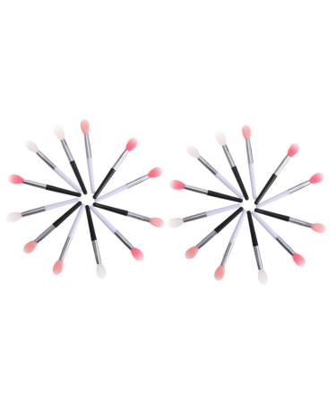 Balacoo 24 Pcs Silicone Lip Mask Brush Makeup Lip Brush Cleaning Sticks Cosmetology Kit Gloss Lip Liner Brush Silicone Lipstick Brush Lip Brush Tool Applicator Cosmetic Portable 6x0.5x0.3cm