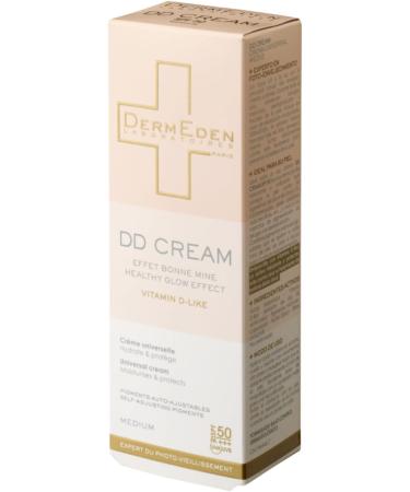 Laboratoires DermEden - Healthy Glow Day Cream 50 ml -SPF 50 medium tinted -Full protection against the harmful effects of light -Moisturizing Anti-aging Vitamin D-Like -Made in France - Buy Online on GoSupps.com