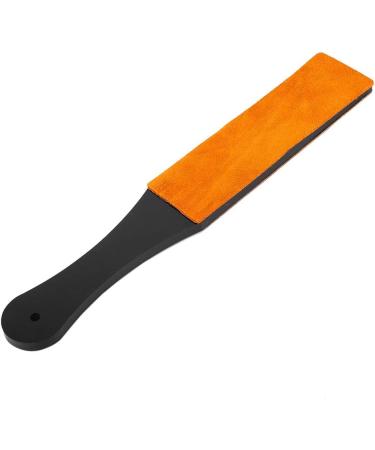 PU Leather Razor Pouch - Double Size with Acrylic Handle for Razors & Knives | Perfect for Polishing Gold & Silver - Buy Online on GoSupps.com