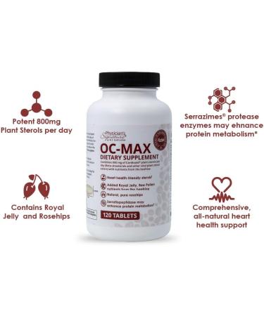 Rawleigh OC-MAX 120 Caplets - Plant Sterol Nutritional Supplement for Cardiovascular & Immune Health - Buy Online on GoSupps.com