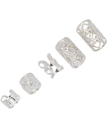 Vikings Hair Jewelry Norse Runes Braids Tube Beads Dreadlocks Various Shapes & Sizes Easy to Use Lightweight and (Silver) - Buy Online on GoSupps.com