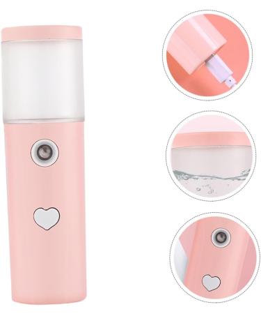 DOITOOL Facial Humidifier Indicator Light Mineral Drops for Water Mini Humidifier Air Humidifier Beauty Spray Water Meter The Face Sprayer Moisture Cream Abs Pink - Buy Online on GoSupps.com