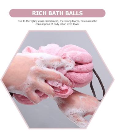 Beaupretty 3pcs Bath Ball & Loofah Set - Luxe Shower Back Scrubber & Body Cleaner Sponge - Perfect for All Skin Types - Shop Internationally - Buy Online on GoSupps.com