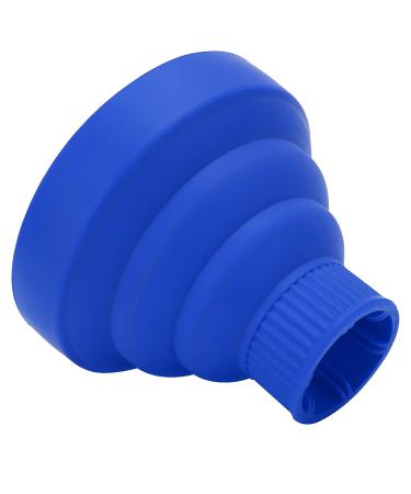 Portable Silicone Diffuser Hair Dryer for Curly Hair | Universal Collapsible & Foldable | Hair Hunger Blue Attachment - Buy Online on GoSupps.com
