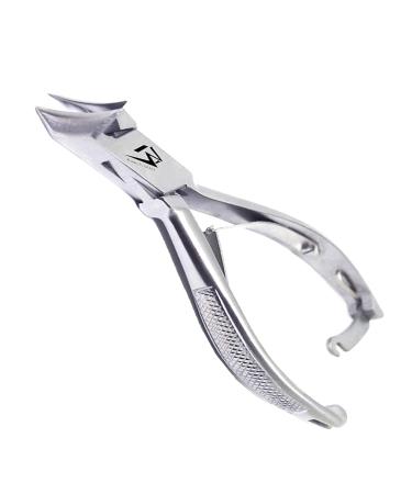 BeautyTytrack Podologist Nail Clippers - Extra Long Nail Scissors for Thick Toenails & Fingernails - Professional Foot Care Instruments with Leather Safety Pocket - Buy Online on GoSupps.com