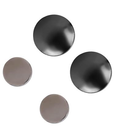 Organic Magnetic Healthcare Earrings for Weight Loss & Acupuncture - Non-Piercing Ear Clips for Men & Women (Black Foil) - Buy Online on GoSupps.com