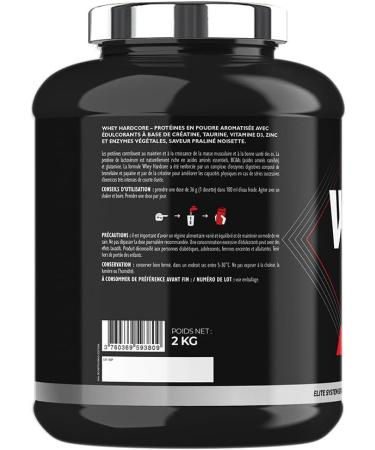  SUPERSET NUTRITION Superset Nutrition - Whey Hardcore (2kg) - Whey Protein - Pure Whey Ultrafiltered enriched with Creatine Taurine Zinc and D3 - Praline Hazelnut - Buy Online on GoSupps.com