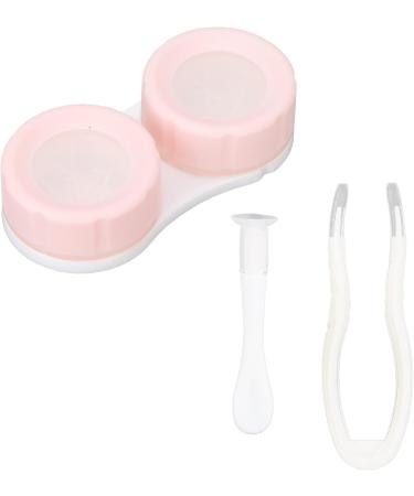 Buy Verdant Touch Portable Pink Contact Lens Box Set | Travel Size Transparent Case with Tweezers | Multi-Colored | International Shipping Available - Buy Online on GoSupps.com