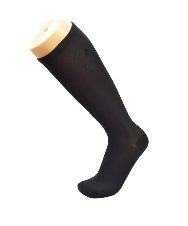 MOVKZACV Compression Socks Comfortable Fit High Support Socks Ideal for Running Athletics and Travel (Black Size: L/XL)