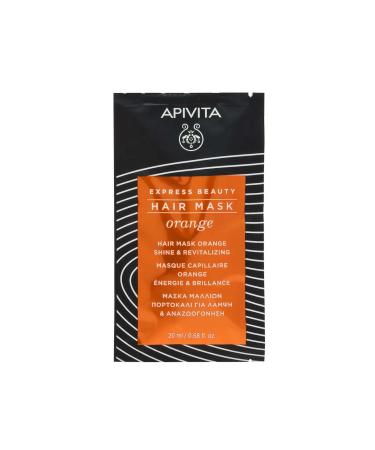 Apivita Express Beauty Hair Mask Orange Shine and Revitalizing 20 ml
