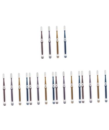 Tovinanna 5 sentences 4st nano toothbrush silicone toothbrush for adult toothbrush made of silk soft brush toothbrush women's toothbrushes.