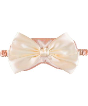 Zetiling Soft Blackout Eye Cover - Fashionable Bowknot Design Skin-Friendly Lightweight & Portable Sleep Mask for Women - Pink - Buy Online on GoSupps.com