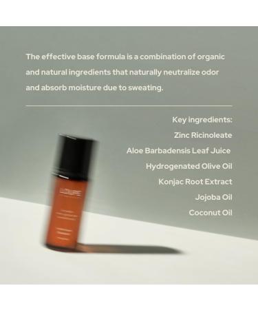 Buy LOUPE Certified Organic Deodorant Roll-on | 100% Natural & Plant-Based Unisex | Sensitive Skin | Lavender Geranium Rose & Sandalwood | International Shipping Available - Buy Online on GoSupps.com