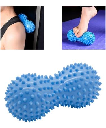 Peanut Ball Spiky Massage Ball Set - Hand & Foot Massager for Plantar Fasciitis Relief & Muscle Relaxation - 2-Piece Roller Massage Balls - Buy Online on GoSupps.com