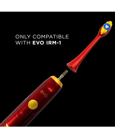 EVO IRM-1 Replacement Toothbrush Heads | Marvel Iron Man Electric Toothbrush Refills - Buy Online on GoSupps.com