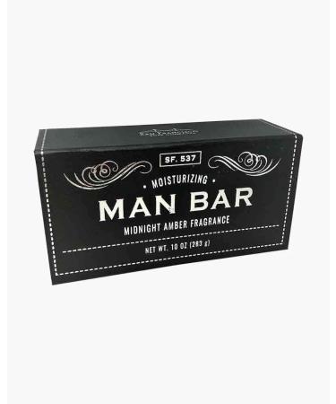 San Francisco Soap Company Deep Cleansing Man Bar, Midnight Amber, 10 Ounce (SFS-MAF6230) Amber 10 Ounce (Pack of 1)