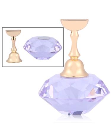 Buy Magnetic Nail Tip Exercise Stand - 3 Colors | Crystal Nail Art Display Tools (Amethyst + Base) - International Shipping - Buy Online on GoSupps.com