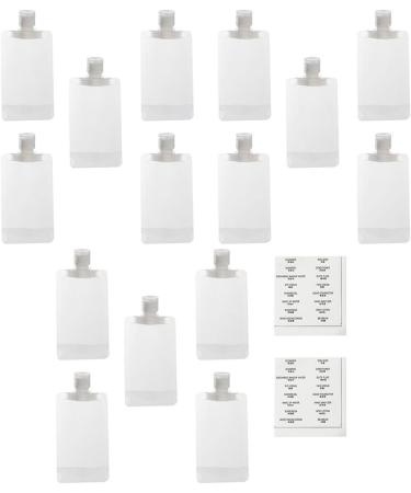  FRCOLOR FRCOLOR 3 x Travel Toiletry Bag 15 Pieces 100ml - Buy Online on GoSupps.com