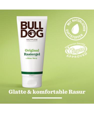 BULLDOG Wet Shave Cream for Men - Original 175ml | Smooth & Thorough Shaving Experience | International Shipping Available - Buy Online on GoSupps.com