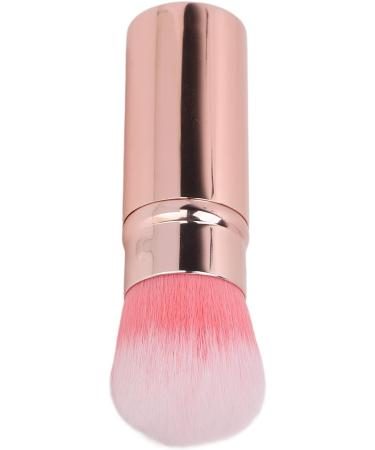 Verdant Touch Powder Brush Retractable Makeup Brush Portable Soft Hair Blush Brush Travel Loose Powder Brush for Makeup Artist Pink - Buy Online on GoSupps.com