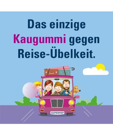 SUPERPEP Travel Chewing Gum Dragees 20 mg - 20 Pieces | Refreshing Chewing Gum for Travelers | Buy Internationally - Buy Online on GoSupps.com