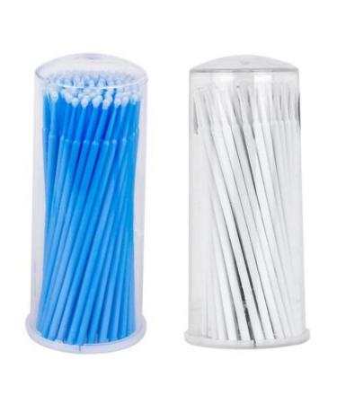 Microbrush Sticks Cleaning Sticks Paint Swabs Brush 100 Pieces (M White) M White