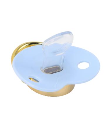 Soft Touch Silicone Baby Pacifier 6-18 Months | Bling Anti-Static Design | Newborn Essentials - M Blue - Buy Online on GoSupps.com
