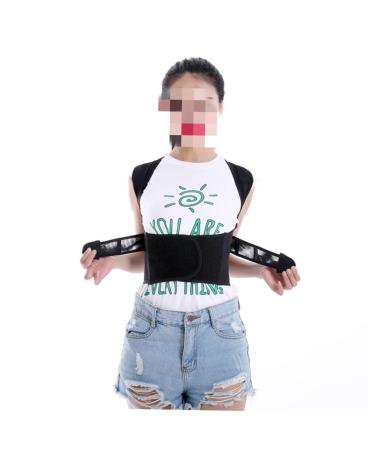 Mobestech Adjustable Posture Device - Breathable Shoulder Support Belt for Men & Women - XL Black Posture Brace - Buy Online on GoSupps.com