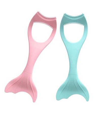NULYLU 2pcs Mascara Brush Eyelash Makeup Eye Liner Stencil Tool Eyelid Cover for Mascara