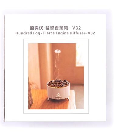 McBazel Volcano Flame Humidifier with Bluetooth Speaker - 350ml 3-Speed Timer Auto Shutdown Color Change & Remote Control | Shop Internationally - Buy Online on GoSupps.com