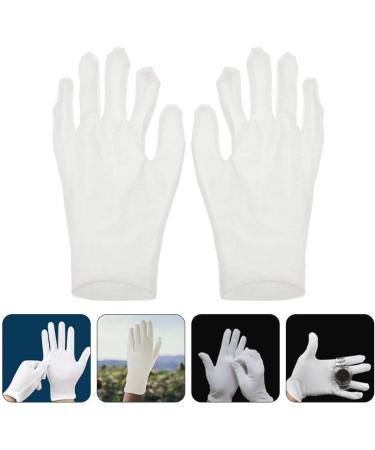 PATKAW 12 Pairs Moisturizing Overnight Gloves Working Cotton Gloves White Cotton Gloves for Dry Hands - Buy Online on GoSupps.com