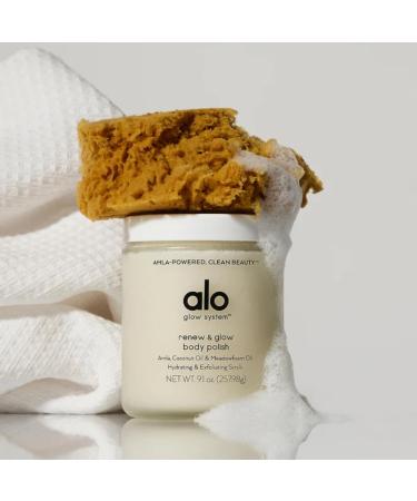 Alo Yoga Renew And Glow Body Polish - Sugar Exfoliating Scrub with Coconut & Amla Antioxidants | 9.1 oz - International Shipping Available - Buy Online on GoSupps.com