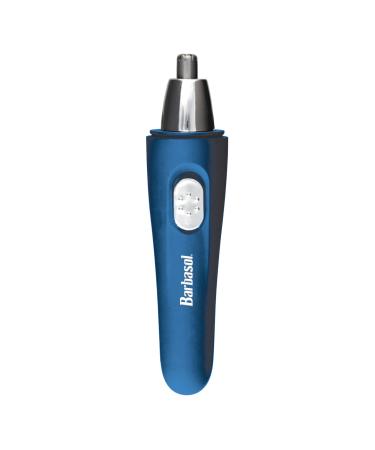Barbasol Built in LED Light Washable Battery Powered Ear and Nose Trimmer with Stainless Steel Blades