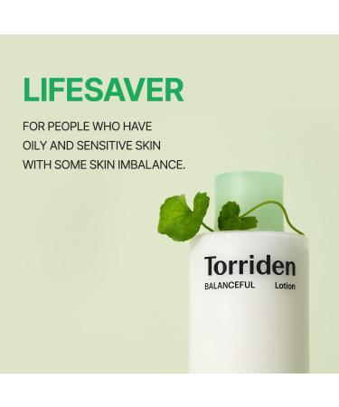 Torriden BALANCEFUL Cica Lotion - Hydrating Facial Moisturizer for Oily Combo & Sensitive Skin | Soothes & Calms with Centella Asiatica Extracts - Buy Online on GoSupps.com