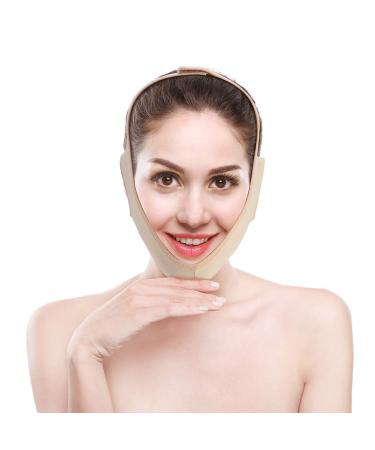 V-shaped facial lifting tool Facial Thin Mask Lift Bandages Facial Double Chin Women eliminates sagging skin tightening for tightening anti-aging (XL)