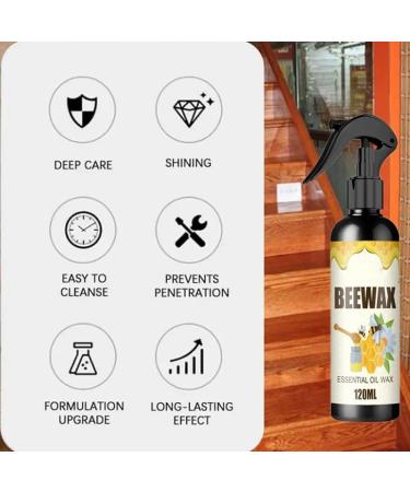 Natural Micro-Molecularized Beeswax Spray Beeswax Spray Cleaner Bees Wax Furniture Polish and Cleaner Beeswax Furniture Polish Wood Wax Spray (2 PCS) - Buy Online on GoSupps.com