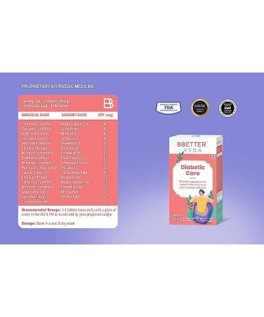 Diabetic Care 12 Herb Formula for Managing Diabetes & Blood Glucose - 120 Veg Capsules - Buy Online on GoSupps.com